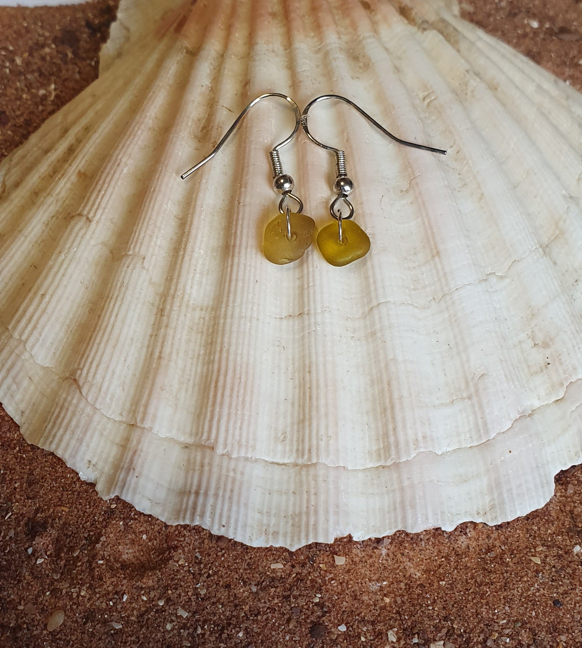 Yellow Drop Earrings