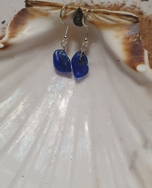 Blue Drop Earrings